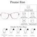 Fashion Large Frame Reading Glasses for Women - Anti Blue Light Computer Readers in Pink (Size: 2.25+) - Buy Online on GoSupps.com