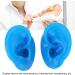 Silicone Ear Model - 2 Sizes, 1 Pair Soft Artificial Ear Displays for Hearing Aid Demo & Jewelry Display (S) - Buy Online on GoSupps.com