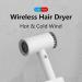 Portable Cordless Hair Dryer w/Hot/Cold Air Wireless Hair Dryer Quick Dry Low Noise Rechargeable Travel Hair Dryer for Family Pregnant Women Children - Buy Online on GoSupps.com