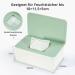 Cheerhom Baby Wet Wipes Box - Green Storage Box for Damp Toilet Paper & Cloths | 18 x 12.2 x 7cm | Ideal for Home Office & Outdoor Use - Buy Online on GoSupps.com