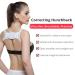 Adjustable Posture Corrector Back Support Shoulder Belt Rectify Straighten Correction Spine Corrector Black S - Buy Online on GoSupps.com