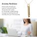 Stress Relief Mindful Breathing Necklace Anxiety Necklace Breathwork Tool for Anxiety Relief Breathing Exercises Meditation Relaxation Calming Down Slowing The Breath(Gold) - Buy Online on GoSupps.com
