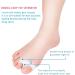 Toe Relief Set - 9 Pairs Bale Valgus Corrector for Pain Relief & Proper Toe Orientation - Premium Separator & Spreader - 15x10x6 - Buy Online on GoSupps.com