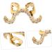  NOLITOY NOLITOY Braces Hip Hop Costume For Men Teeth Caps Fake Gold Grills Vampire Teeth Rapper Costume Ladies Gold Digger Costume Ladies Teeth Jewelry Tooth Cap Waltz Grill Rhinestones Golden - Buy Online on GoSupps.com