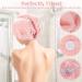 Microfiber Hair Towel Wrap 3 Pack Hair Towel Super Absorbent Twist Turban with Button Design Quick Drying Towel for Long/Thick/Curly Hair Three Colors - Buy Online on GoSupps.com