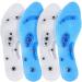 VanSP Magnetic Therapy Insole Weight Loss Magnet Acupressure Shoe Pads for Men and Women - White (Size S 10.4''/26.5cm) - Buy Online on GoSupps.com