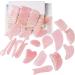 Powder Crystal Jade Scraping Board Facial Beauty Tool V In Powder Crystal - Buy Online on GoSupps.com