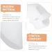 Curly Gel Toe Separator 4 Pairs - Silicone Thumb Protector for Hallux Valgus & Metatarsalgia - Big Toe Straightener & Hammer Brace - White 7x3.5cm - Buy Online on GoSupps.com