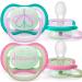 Buy Philips Avent Ultra Air Pacifier Set for Babies (0-6 Months) - 6 Pieces with Transport & Sterilization Box | International Shipping Available - Buy Online on GoSupps.com