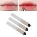 Silicone Lip Brush 3pcs Silicone Lip Applicator Silicone Makeup Brush Silicone Lip Brush Soft Transparent Handle Portable Small Silicone Lipstick Applicators with Storage Box