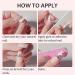 Summer Lemon Press on Nails - 24pcs Short Square Coffin Nude Fake Nails with Glue | Cute & Graceful DIY Nail Art for Women - Buy Online on GoSupps.com