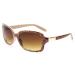 JM Classic Bifocal Reading Glasses Square Stylish Gradient Sunglasses Readers for Women Tortoise 3.75 x