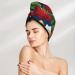 Strawberry2 Microfiber Hair Towel Super Absorbent Coral Velvet Quick Dry Cap for Long Curly & Thick Hair | Ideal for Women - Buy Online on GoSupps.com