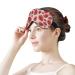 Super Soft Strawberry Pink Sleep Mask | Lightweight & Comfortable Eye Mask for Sleeping, Travel, Shift Work, Naps | Adjustable Night Blindfold - Buy Online on GoSupps.com