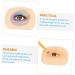 Beatifufu 1 Set Makeup Practice Skin Eyeshadow Fake Silicone Skin Blank Makeup Skin Tool Make up - Buy Online on GoSupps.com