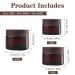 Tuakimce 6-Piece Glass Cream Can Set - 15ml & 30ml Clear Containers with Lids - Ideal for Cosmetics Creams and Lotteries - Buy Online on GoSupps.com