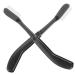 FRCOLOR 2pcs Eyelash Brush Eyebrow Brush Eyelash Tool Dense Lash Comb Makeup Tool Portable Eyebrow Comb Lash Separating Tool Women Supplies Eyelash Comb Women's Metal Plastic Make up