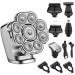 Head Shavers for Bald Men 6 in 1 9D Head Shavers for Men Cordless Rechargeable LED Mens Head Razors for Bald Ipx 7 Waterproof