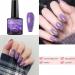 Gel Nail Polish Flash Gel Nail Polish Set Holographic Cat's Eye Gel Nail Polish Dreamy Purple Magnetic Nail Polish With Magnet Oil-Absorbing UV/LED Suitable for DIY Manicure for Girls At Home - Buy Online on GoSupps.com