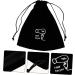 Beatifufu 2 Pcs Hair Dryer Storage Bag Black Wig Drawstring Hair Dryer Bag Wig Bags Storage Hairdryer Flannel - Buy Online on GoSupps.com