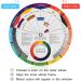 JimKing Creative Color Wheel - Paint Mixing Learning Guide for Makeup & Art Class - 9.25inch - Buy Online on GoSupps.com