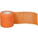 Qigui 8 Rolls Self-Adhering Cohesive Bandage - Elastic Bandage for Fingers Hands Toes and Feet (5cm x 4.5m) - Orange - International Shipping Available - Buy Online on GoSupps.com