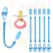 Vicloon Baby Dummy Clips - 5 Pcs BPA Free Soother Pacifier Chain Holder for Teether Toy - Blue - Buy Online on GoSupps.com