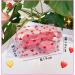 JIHUOO Clear PVC Travel Cosmetic Bag - Toiletry Bag for Women & Girls | Perfect Wash Bag with Heart Design - Buy Online on GoSupps.com