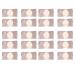 Lot de 20 Serviettes Compress es D barbouillettes Jetables Serviette de Visage Jetable pour Voyage D'affaires
