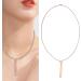 Mindful Breathing Necklace Skin Friendly Stress Relief Mindful Necklace Titanium Steel for Women for Daily Wear Rose Gold - Buy Online on GoSupps.com