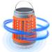 Mosquitoes Killers Lamp Camping Buggs Zapper Solar & USB Powered Electric Fly Killers Mosquitoes Killers Lantern Outdoor Mosquitoes Lamp for Home Camping Garden
