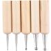 TOSSPER 5pcs 2-Way Wooden Dotting Pen Set | Marbleizing Tool & Nail Art Dotting Kit for Creative Designs - International Shipping Available - Buy Online on GoSupps.com