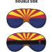 Arizona Flag Soft Sleep Eye Mask | Breathable Travel Eye Patch for Women | Perfect Relaxation Gift - Buy Online on GoSupps.com