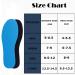Buy 2 Pairs Breathable Insoles - Super-Soft Sweat-Absorbent Shoe Inserts for All Sizes | Blue/Black Foam - Buy Online on GoSupps.com
