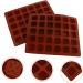 Mikinona 2pcs Chocolate Mold Ice Cube Silicone Molds Jellybeans Candy Ice Mold Baking Mold Letter Ice Maker - Buy Online on GoSupps.com