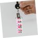 LIFKOME 2pcs Lipstick Rings Wristlet Keychain for Women - Stylish Car Key Fob Lip Balm Pendant Charm - Pink - Buy Online on GoSupps.com