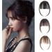 Natural Synthetic Hair Flat Bangs/Fringe Mini Hair Bangs Fashion one Clip-in Hair Extension(Dark Brown) - Buy Online on GoSupps.com