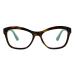 Peepers by PeeperSpecs Women's Blue Light Reading Glasses + No Correction Eyewear, Soft Cat Eye Tortoise/Turquoise 0 x