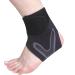 Buy Foot Compression Wrap - Adjustable Ankle Support Sleeve for Men & Women | Breathable & Comfortable Foot Sleeve for Sports Relief - Buy Online on GoSupps.com