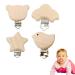 Schnuller clip 4 pieces wood clip wooden animal clips accessories pacifier clip wood nuckel clip pacifier clip for baby and children baby pacifier clips