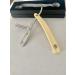 Premium 21 cm Disposable Straight Razor for Home & Professional Use - Bladeless Packaging - Buy Online on GoSupps.com