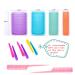 Dtnewsun 44-Piece Curlers Set - 24 Self-Adhering Rollers & 18 Duck Beak Clips with 2 Combs | Ideal for International Shipping - Buy Online on GoSupps.com