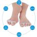 Orthopedic Toe Separators and Stretchers - Gel Silicone Spacers for Toe Alignment and Pain Relief - Bunion Corrector and Hammer Toe Straightener - 2 Pairs for Women and Men - Buy Online on GoSupps.com