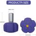 TUCANA Star Shape 85A Rubber Roller Skate Stopper | Adjustable Toe Stop for Double-Row Skates | Durable Non-Marking Brake Block in Flower Blue - Buy Online on GoSupps.com