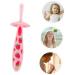 Tovinanna 4-Piece Children's Toothbrush Set - Toddler Training Manual Brushes for Travel & Cleaning - Cute Pink Baby Accessories - Buy Online on GoSupps.com