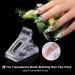 Anself 10Pcs Transparent Crystal Gel Nail Tips Clips - Nail Extension UV LED Builder Clamps Kit - Buy Online on GoSupps.com