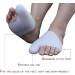 Manfeng Bunion Foot Sleeve - Bunion Corrector for Men & Women - Relief from Hallux Valgus & Big Toe Joint Pain - White (1 Pair) - Buy Online on GoSupps.com