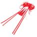Beaupretty tassel hair accessories chinese new year hair accessories chinese hair clip Asia Chinese style festival hair clips Hanfu hairpin girl Metal temperament red hair clips