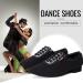 TINRYMX Men Latin Dance Shoes LHD401 - Black Suede Sole - 0.98 Inch - Buy Online on GoSupps.com