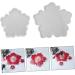NUOBESTY 2 pcs Shape Coaster Manual Flower Mold DIY Silicone Epoxy Cup Practical Mould Creative Crystal Transparent 37.5X33.5X2CM - Buy Online on GoSupps.com